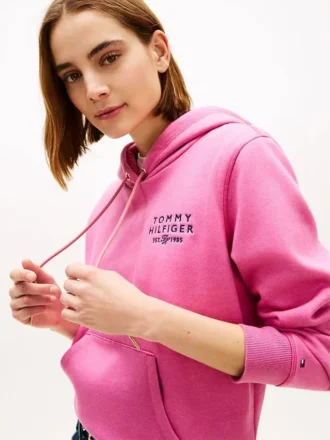 Monotype Logo Heathered Hoodie