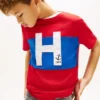 Nautical H-logotyp T-shirt i färgblock för barn Nautical H-logotyp T-shirt i färgblock för barn