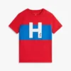 Nautical H-logotyp T-shirt i färgblock för barn Nautical H-logotyp T-shirt i färgblock för barn