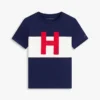 Nautical H-logotyp T-shirt i färgblock för barn Nautical H-logotyp T-shirt i färgblock för barn