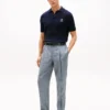 New York Label Glen Plaid Linen Byxor New York Label Glen Plaid Linen Byxor