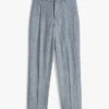 New York Label Glen Plaid Linen Byxor New York Label Glen Plaid Linen Byxor
