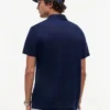 New York Label Polo i bomulls- och linneblandning New York Label Polo i bomulls- och linneblandning