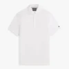 New York Label Polo i bomulls- och linneblandning New York Label Polo i bomulls- och linneblandning