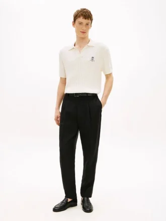 New York Label skräddarsydda linnebyxor