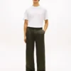 New York Label T-shirt i bomull och linne New York Label T-shirt i bomull och linne