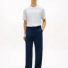 New York Label T-shirt i bomull och linne