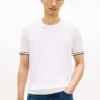 New York Label T-shirt med kontrastkant New York Label T-shirt med kontrastkant