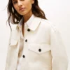 Oversized skjortjacka i twill Oversized skjortjacka i twill