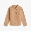 Oversized skjortjacka i twill