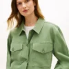 Oversized Twill Utility Shirt Jacket Oversized Twill Utility Shirt Jacket