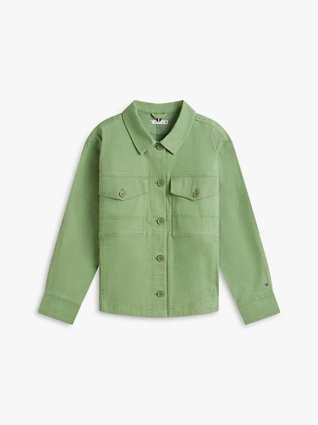 Oversized Twill Utility Shirt Jacket Oversized Twill Utility Shirt Jacket