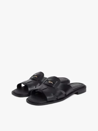 Penny Loafer-sandal i läder