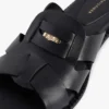 Penny Loafer-sandal i läder Penny Loafer-sandal i läder