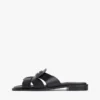 Penny Loafer-sandal i läder Penny Loafer-sandal i läder