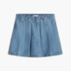 Plisserad jeanskjol för barn