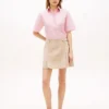 Plisserad minikjol i twill Plisserad minikjol i twill