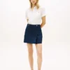 Plisserad minikjol i twill Plisserad minikjol i twill
