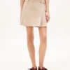 Plisserad minikjol i twill Plisserad minikjol i twill