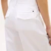 Plisserad twill-chino
