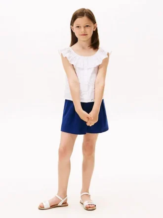 Plisserade shorts för barn