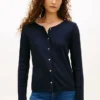 Pointelle T-shirt-kofta