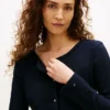 Pointelle T-shirt-kofta