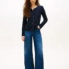 Pointelle T-shirt-kofta