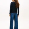 Pointelle T-shirt-kofta