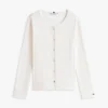 Pointelle T-shirt-kofta
