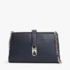 Polerad crossbody-väska med monogram och kedja Polerad crossbody-väska med monogram och kedja