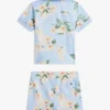 Polo- och shortsset med blommönster för Baby Polo- och shortsset med blommönster för Baby