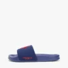 Pooltofflor i canvas med monogram Pooltofflor i canvas med monogram