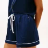Pyjamas med kontrastkant på Shorts Pyjamas med kontrastkant på Shorts