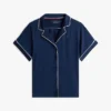Pyjamas med kontrastkant på Shorts Pyjamas med kontrastkant på Shorts