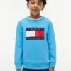 Raglan-tröja med Tommy Flag-logotyp för barn