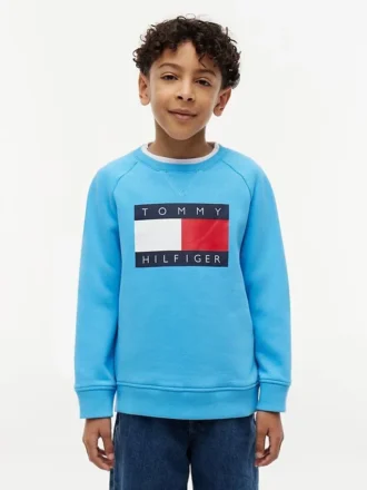 Raglan-tröja med Tommy Flag-logotyp för barn
