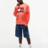 Raglan-tröja med Tommy Flag-logotyp för barn