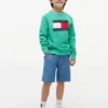 Raglan-tröja med Tommy Flag-logotyp för barn