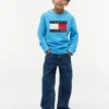 Raglan-tröja med Tommy Flag-logotyp för barn