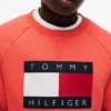 Raglan-tröja med Tommy Flag-logotyp för barn