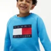 Raglan-tröja med Tommy Flag-logotyp för barn