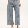 Railroad Stripe High-Rise Wide Leg Jeans Railroad Stripe High-Rise Wide Leg Jeans