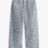 Railroad Stripe High-Rise Wide Leg Jeans Railroad Stripe High-Rise Wide Leg Jeans