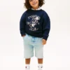 Raka jeansshorts för barn Raka jeansshorts för barn