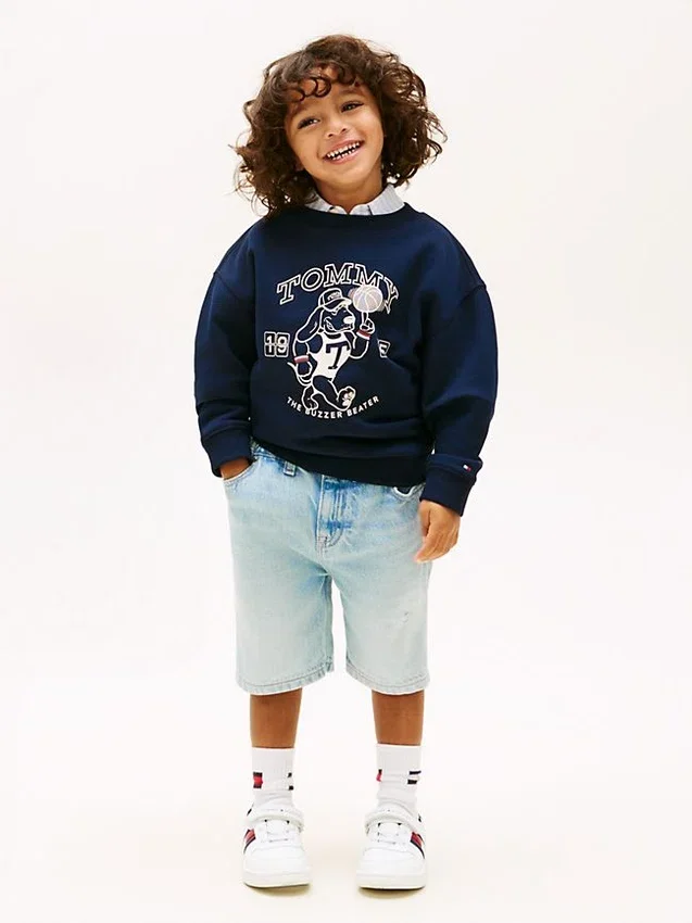 Raka jeansshorts för barn Raka jeansshorts för barn