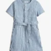 Randig denimklänning för barn