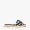 Randig espadrillesandal i canvas Randig espadrillesandal i canvas