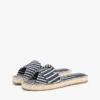 Randig espadrillesandal i canvas Randig espadrillesandal i canvas