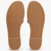 Randig espadrillesandal i canvas Randig espadrillesandal i canvas